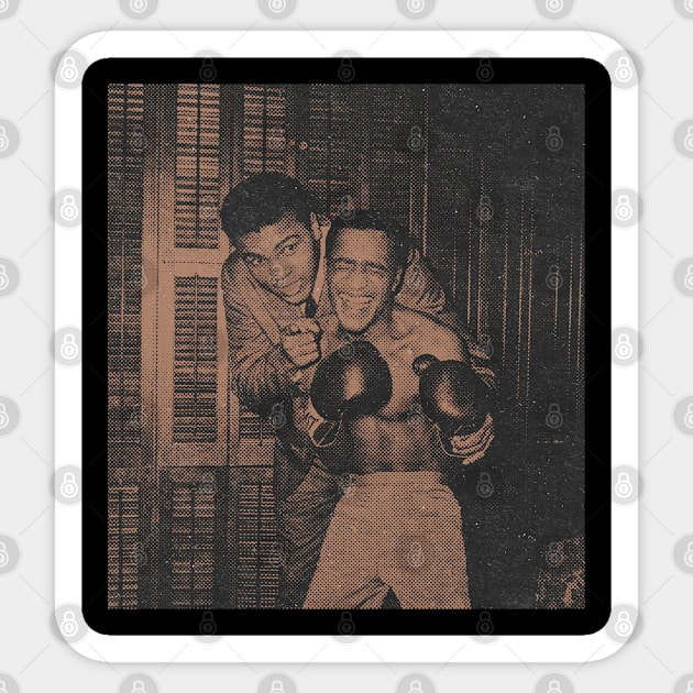 muhammad ali-halftone Sticker by Ecsa